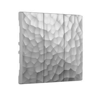 Изображение Набор клавиш для выключателя трехклавишного (серебряный) W1239006