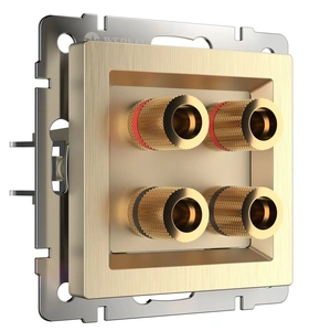 Изображение Акустическая розетка (шампань рифленый) W1185010