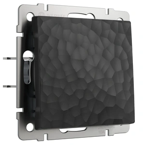 Изображение Выключатель одноклавишный проходной (черный) W1212008