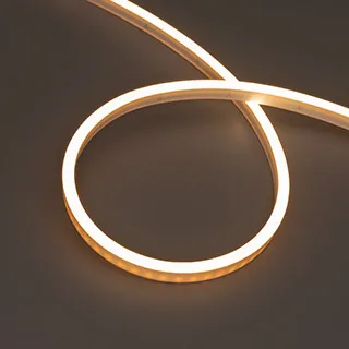 Лента герметичная WAVE-SIDE-PU-A120-06x12mm 24V Warm3000 (8 W/m, IP68, 3m, wire x1) (Arlight, Вывод боковой, 3 года) - Изображение