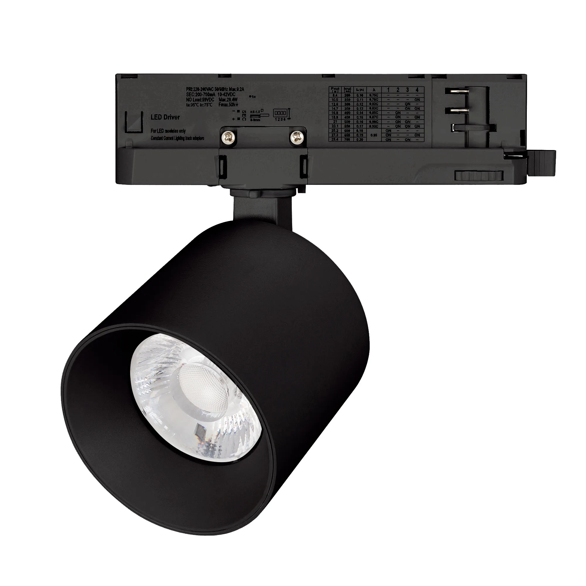 Светильник LGD-DYKE-4TR-R90-26W Day4000 (BK, 38 deg, 230V, TRIAC) (Arlight, IP20 Металл, 5 лет) - Изображение