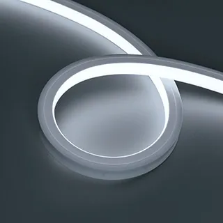 Лента герметичная NOVA-TOP-PU-A120-16x15mm 24V White7200 (10 W/m, IP68, 1m, wire x1) (Arlight, Полиуретан) - Изображение