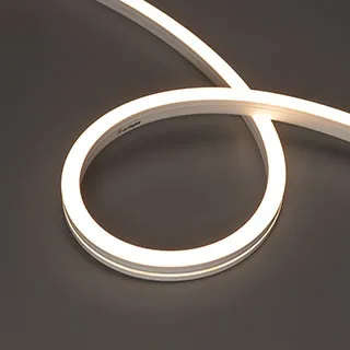 Лента герметичная MOONLIGHT-SIDE-A140-12x17mm 24V Warm3000 (9.6 W/m, IP67, 0,5m, wire x1) (Arlight, Образец) - Изображение