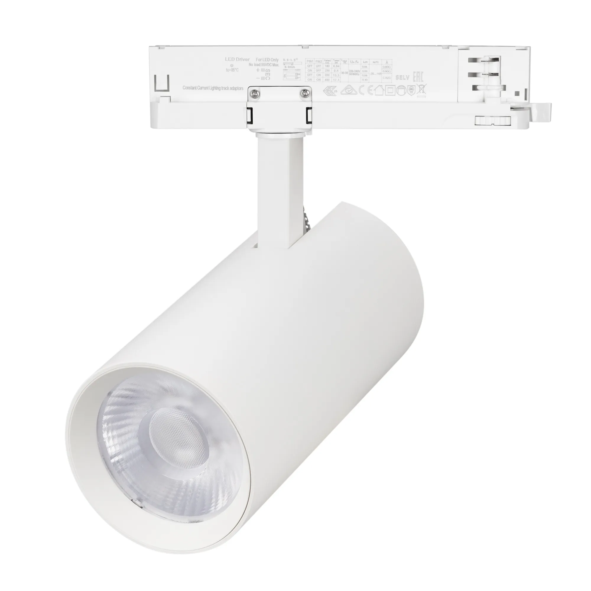 Светильник LGD-GERA-4TR-R90-40W Warm3000 (WH, 15 deg, 230V, TRIAC) (Arlight, IP20 Металл, 5 лет) - Изображение