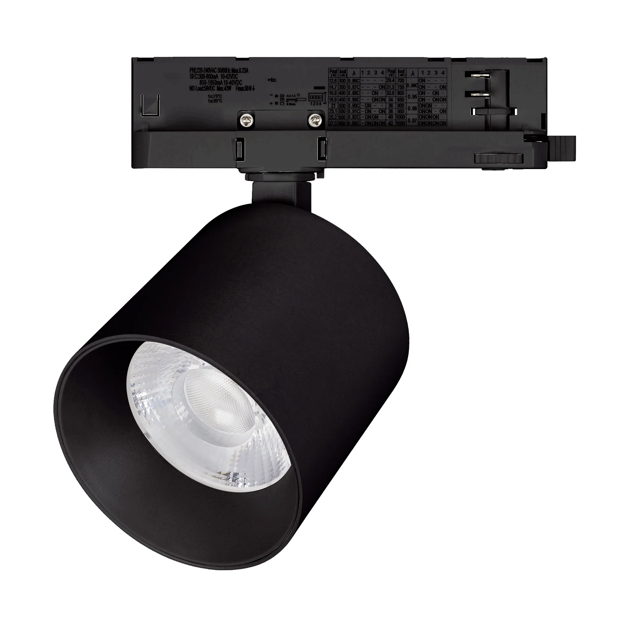 Светильник LGD-DYKE-4TR-R100-36W Day4000 (BK, 50 deg, 230V, TRIAC) (Arlight, IP20 Металл, 5 лет) - Изображение