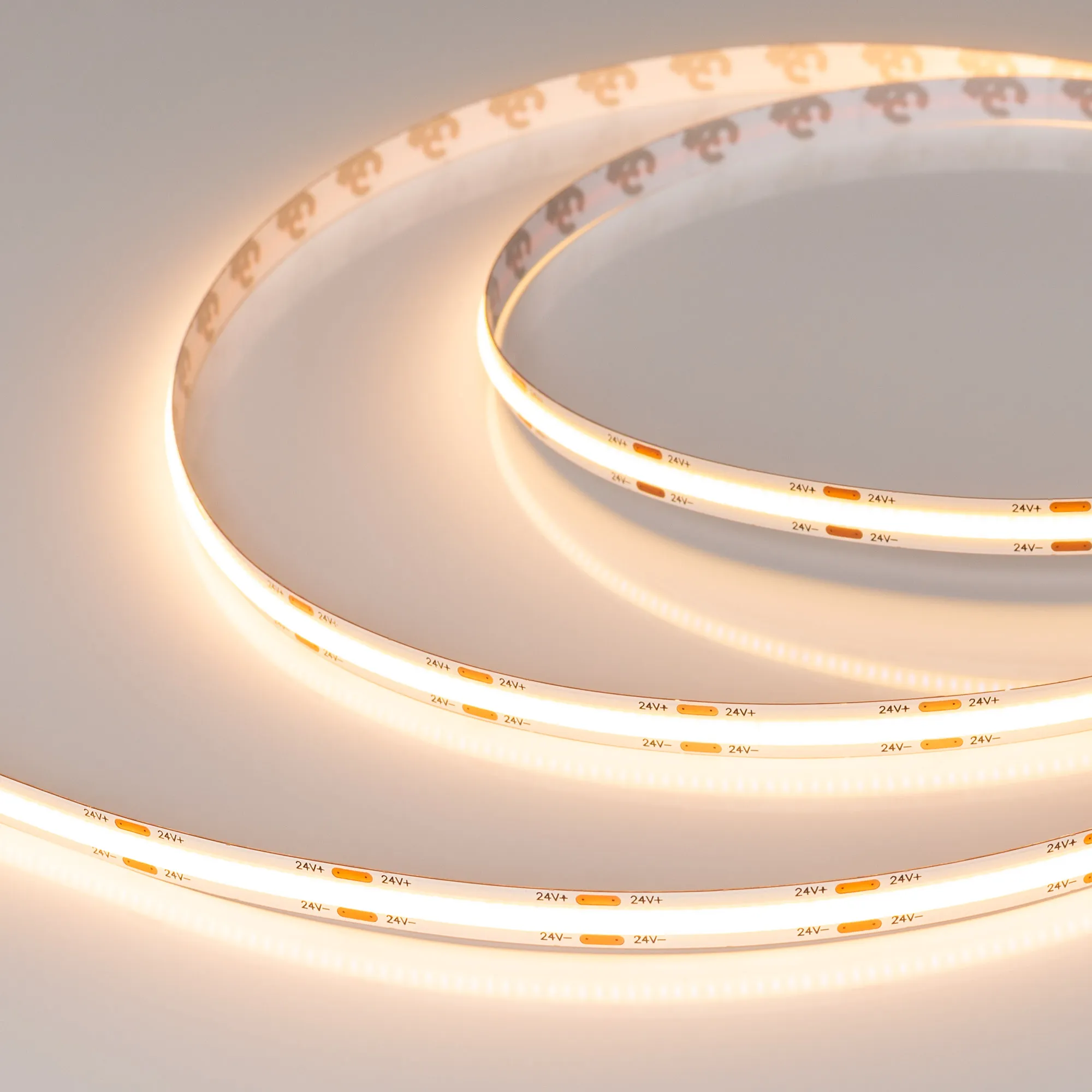 Лента COB-X544-8mm 24V Warm2400 (11.5 W/m, IP20, 5m) (Arlight, -) - Изображение