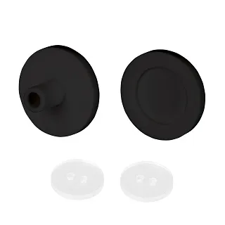 Заглушка ARL-MOONLIGHT-ROUND-25-CAP-TOP-SET-BLACK (Arlight, Силикон) - Изображение