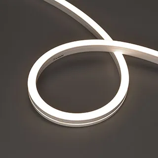 Лента герметичная MOONLIGHT-SIDE-A140-12x17mm 24V Day4000 (9.6 W/m, IP67, 0,5m, wire x1) (Arlight, Образец) - Изображение