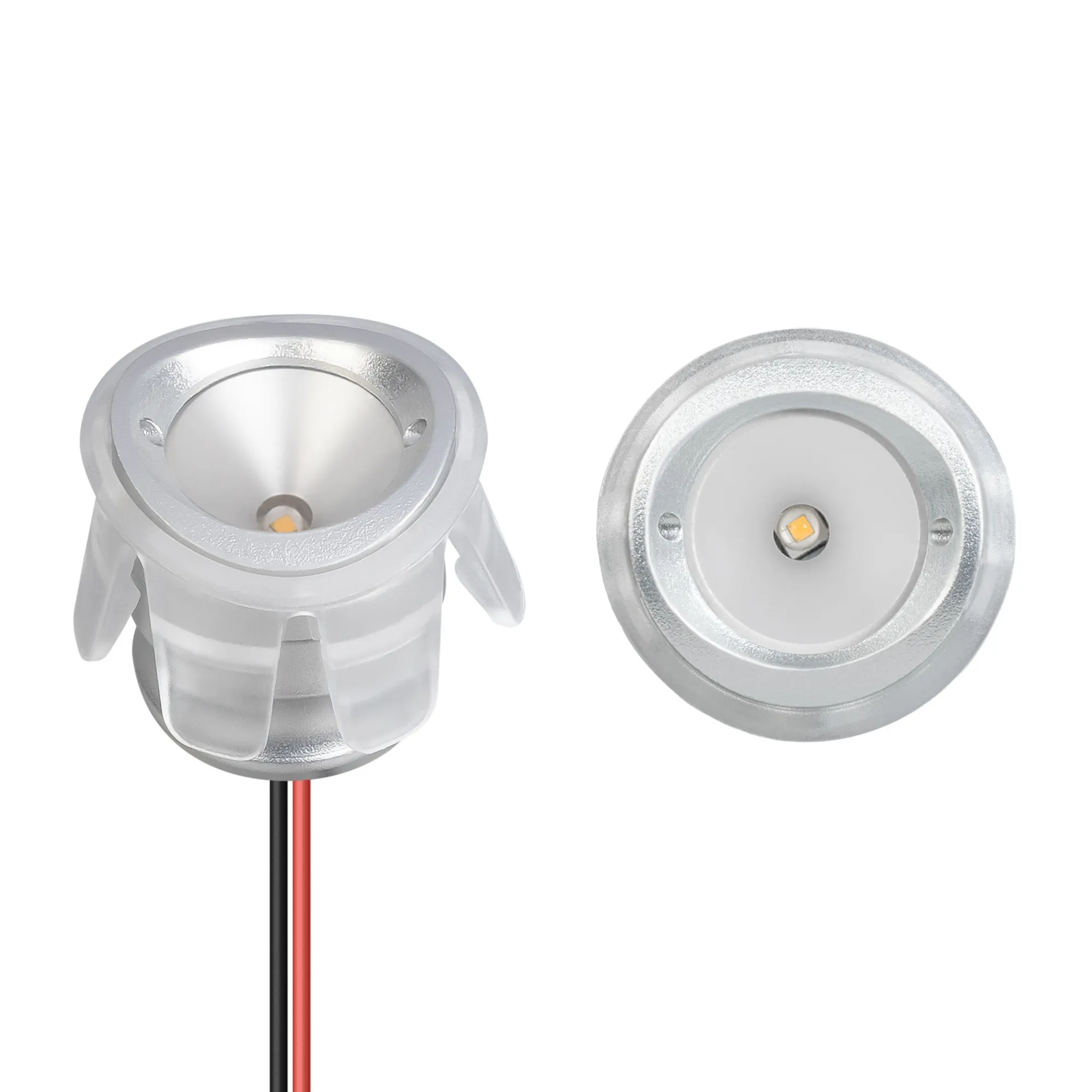 Светильник ALT-LODESTAR-HANDRAIL-R27-1.5W Warm3000 (GR, 70 deg, 12-24V) (Arlight, IP67 Металл, 3 года) - Изображение
