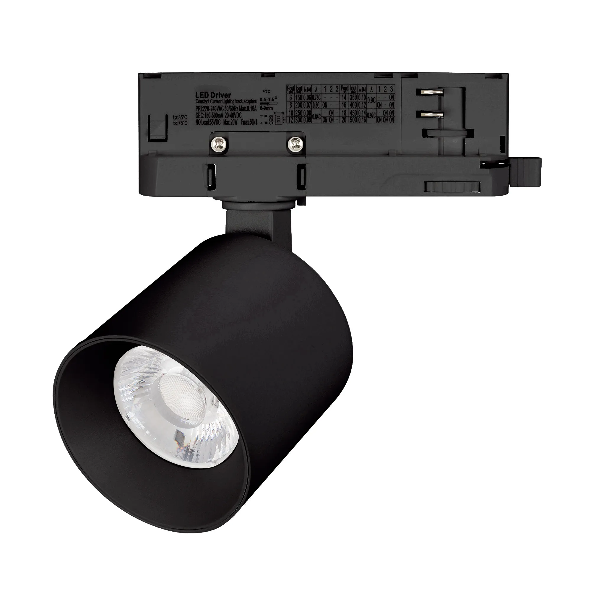 Светильник LGD-DYKE-4TR-R60-8W Warm3000 (BK, 38 deg, 230V, TRIAC) (Arlight, IP20 Металл, 5 лет) - Изображение